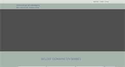 Desktop Screenshot of domaineenbirbes.com